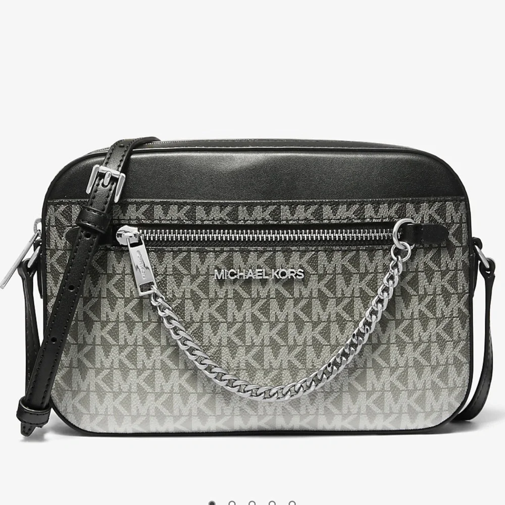Michael Kors Jet Set Item Large Ombré EW Signature ZP Chain XBody Logo Crossbody